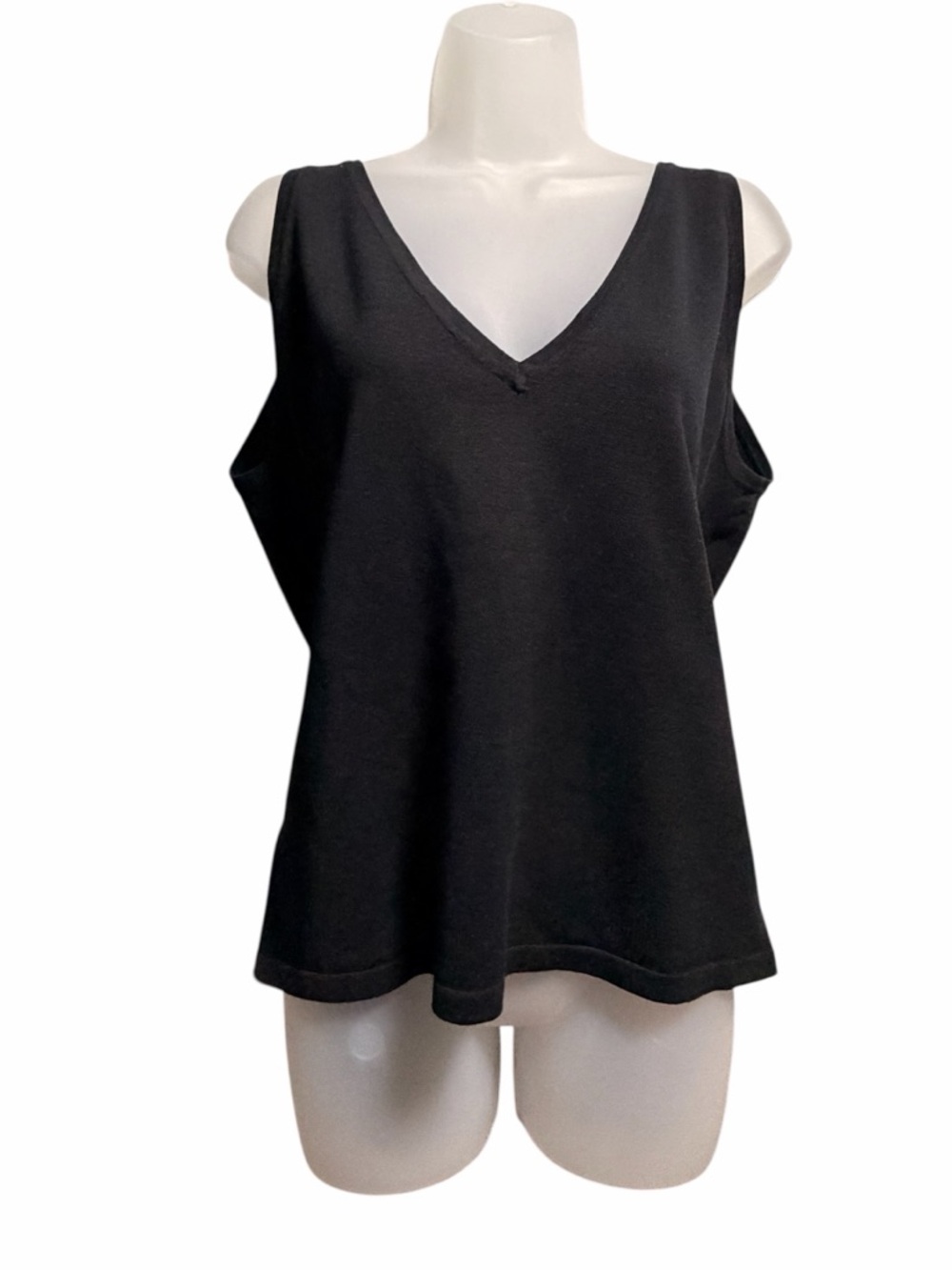 Lilly Pulitzer Black Silk Blend Tank XL